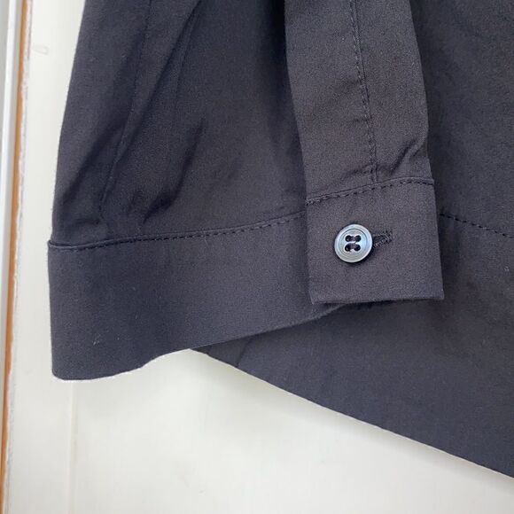 Nice Cotton Poplin Button Front Top - Picture 3 of 7